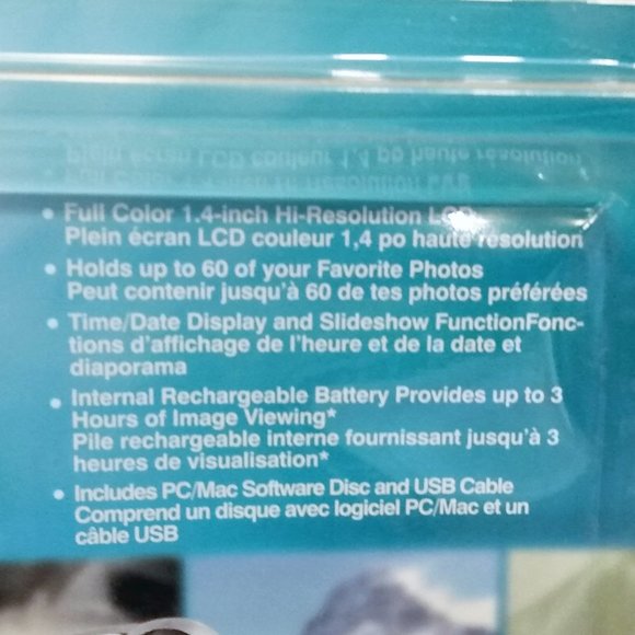 Shift3 Digital Photo Album with Keychain Digital Keychain-Blue-60 Pic. Capacity - Picture 4 of 9